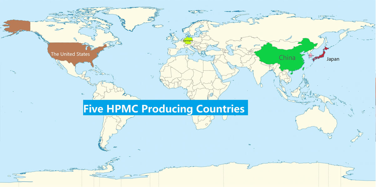 五大HPMC生产国家